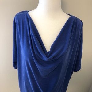 Elegant Blue Top